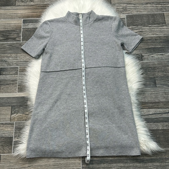 Zara Gray Short Sleeve Sweater Dress - Picture 8 of 10